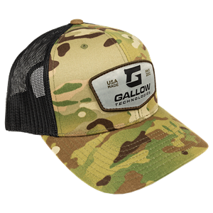 Woven Patch on Multicam Hat Woven Patch on Multicam Hat