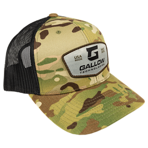 Woven Patch on Multicam Hat Woven Patch on Multicam Hat