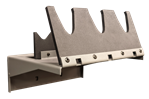 Hybrid Handgun Shelf Hanger - 3 Handguns - HGSH-HY-3.1