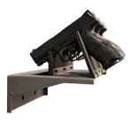 Hybrid Handgun Shelf Hanger - 3 Handguns - HGSH-HY-3.1